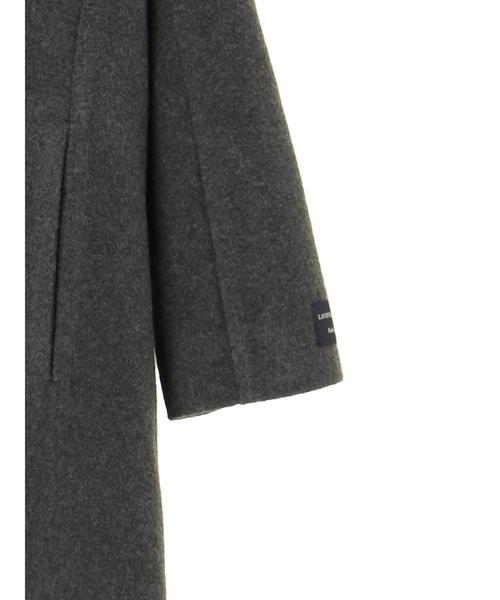 YECCA VECCA(イェッカヴェッカ)の「P.Vネックコート(ピーコート・レディース・ブラック/グレー・FREE)」の8枚目の写真