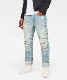 G-STAR RAW D-STAQ 3D TAPERED リップル テーパード D-Staq 3D Slim Jeans | Medium blue | G-STAR® US