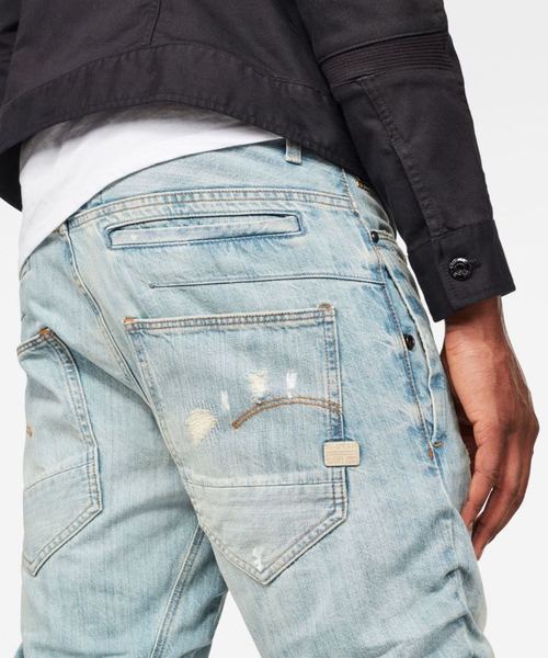 G-STAR（ジースター）の「Staq 3D Straight Tapered（デニムパンツ・メンズ・ライトインディゴブルー・32inch/30inch/28inch/31inch/33inch/29inch/34inch/27inch）」の3枚目の写真