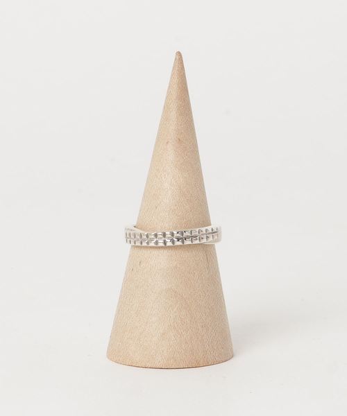 YArKA(ヤーカ)の「【YArKA】stads belt ring(リング・レディース・シルバー・#13/#11)」の1枚目の写真