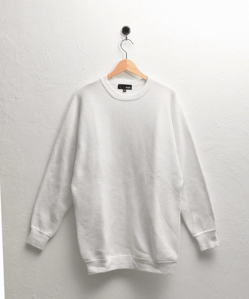 MinoriTY（マイノリティ）の「ドルマンミラノリブ編みニット（ニット/セーター・メンズ・ブラック/杢グレー/チャコールグレー/オフホワイト/ブラウン/ベージュ/ワイン・L/M）」の18枚目の写真