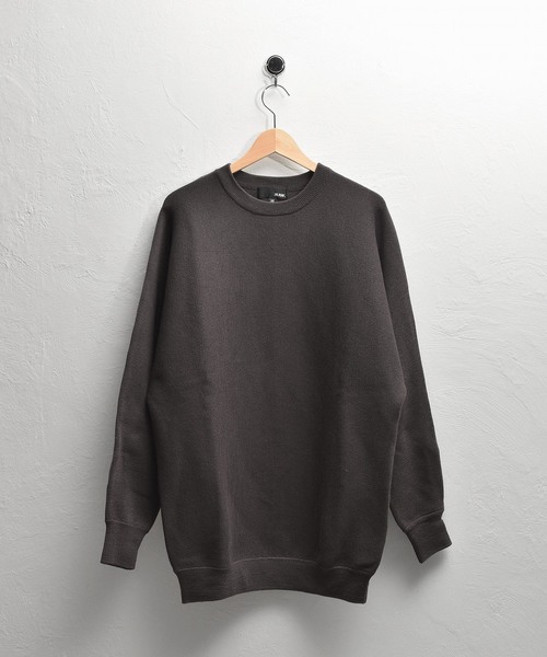 MinoriTY（マイノリティ）の「ドルマンミラノリブ編みニット（ニット/セーター・メンズ・ブラック/杢グレー/チャコールグレー/オフホワイト/ブラウン/ベージュ/ワイン・L/M）」の11枚目の写真