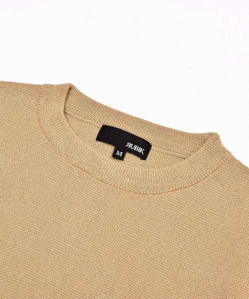 MinoriTY（マイノリティ）の「ドルマンミラノリブ編みニット（ニット/セーター・メンズ・ブラック/杢グレー/チャコールグレー/オフホワイト/ブラウン/ベージュ/ワイン・L/M）」の9枚目の写真