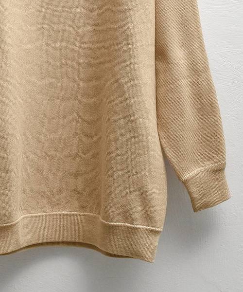 MinoriTY（マイノリティ）の「ドルマンミラノリブ編みニット（ニット/セーター・メンズ・ブラック/杢グレー/チャコールグレー/オフホワイト/ブラウン/ベージュ/ワイン・L/M）」の19枚目の写真