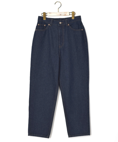 w closet(ダブルクローゼット)の「デニムマムパンツ_(デニムパンツ・レディース・ネイビー/ブルー/ケミカルウォッシュ・FREE)」の16枚目の写真