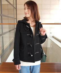BEAUTY&YOUTH UNITED ARROWS | BYBC ∵パイルメルトンショートダッフルコート/ブラック・ネイビー ◆(ダッフルコート)