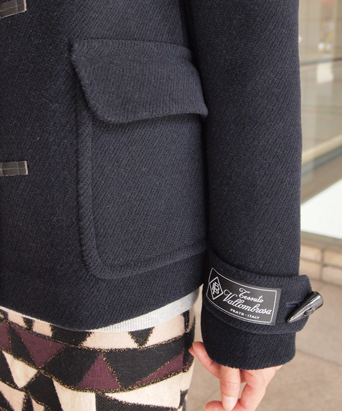 BEAUTY&YOUTH UNITED ARROWS(ビューティーアンドユースユナイテッドアローズ)の「BYBC ∵パイルメルトンショートダッフルコート/ブラック・ネイビー ◆(ダッフルコート・レディース・ブラック/ネイビー・SMALL/MEDIUM)」の10枚目の写真