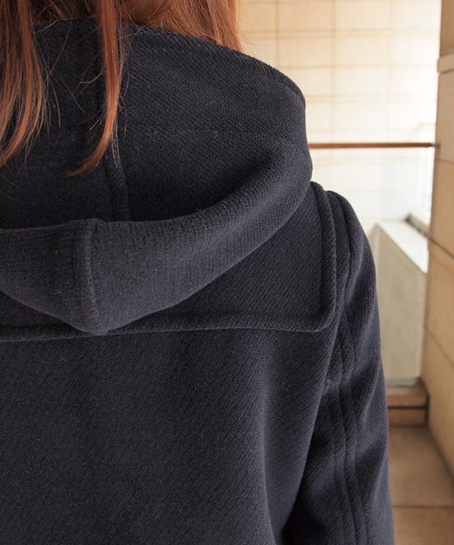 BEAUTY&YOUTH UNITED ARROWS(ビューティーアンドユースユナイテッドアローズ)の「BYBC ∵パイルメルトンショートダッフルコート/ブラック・ネイビー ◆(ダッフルコート・レディース・ブラック/ネイビー・SMALL/MEDIUM)」の11枚目の写真