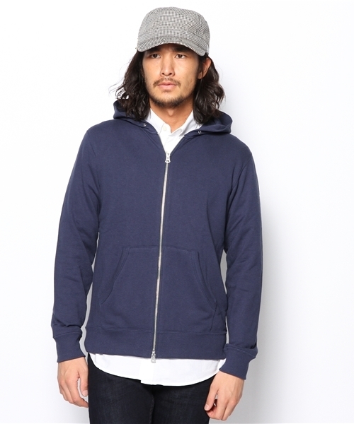 BEAUTY&YOUTH UNITED ARROWS（ビューティーアンドユースユナイテッドアローズ）の「BY ライト スウェット ジップ フードパーカー◆（パーカー・メンズ・ブラック/グレー/ワインレッド/ロイヤルブルー・SMALL/MEDIUM/LARGE/X-LARGE）」の5枚目の写真
