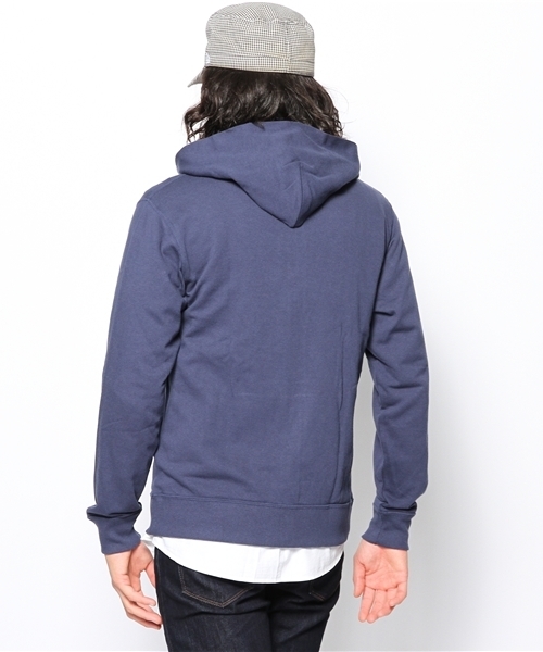 BEAUTY&YOUTH UNITED ARROWS（ビューティーアンドユースユナイテッドアローズ）の「BY ライト スウェット ジップ フードパーカー◆（パーカー・メンズ・ブラック/グレー/ワインレッド/ロイヤルブルー・SMALL/MEDIUM/LARGE/X-LARGE）」の7枚目の写真