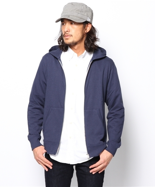 BEAUTY&YOUTH UNITED ARROWS（ビューティーアンドユースユナイテッドアローズ）の「BY ライト スウェット ジップ フードパーカー◆（パーカー・メンズ・ブラック/グレー/ワインレッド/ロイヤルブルー・SMALL/MEDIUM/LARGE/X-LARGE）」の8枚目の写真