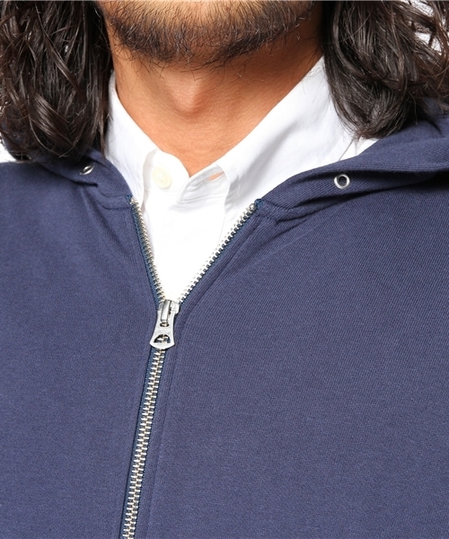 BEAUTY&YOUTH UNITED ARROWS（ビューティーアンドユースユナイテッドアローズ）の「BY ライト スウェット ジップ フードパーカー◆（パーカー・メンズ・ブラック/グレー/ワインレッド/ロイヤルブルー・SMALL/MEDIUM/LARGE/X-LARGE）」の9枚目の写真