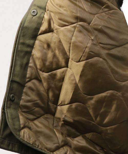 HOUSTON（ヒューストン）の「【HOUSTON】M-65 FIELD JACKET（ミリタリージャケット・メンズ・ブラック/オリーブドラブ・SMALL/MEDIUM/LARGE/X-LARGE）」の5枚目の写真
