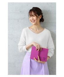 NATURAL BEAUTY BASIC | アンゴラ混ラメガーター(ニット/セーター)