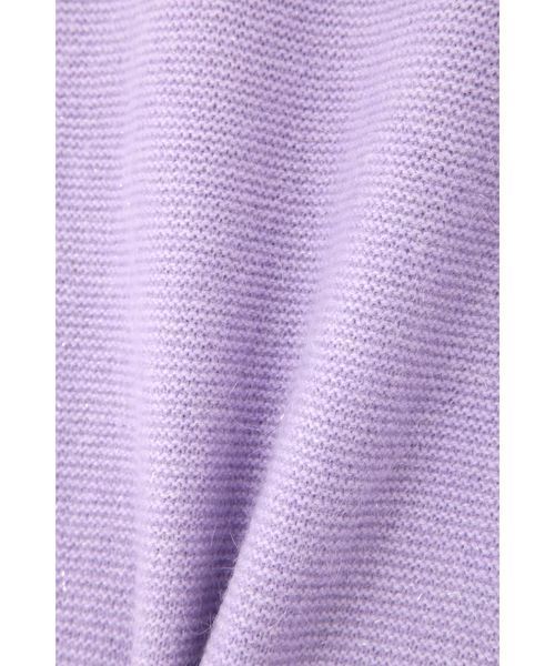 NATURAL BEAUTY BASIC（ナチュラルビューティーベーシック）の「【美人百花 1月号掲載】アンゴラ混ラメガーターニット（ニット/セーター・レディース・グレー/オフホワイト/ライトグリーン/ラベンダー/グリーン系その他4・MEDIUM）」の8枚目の写真