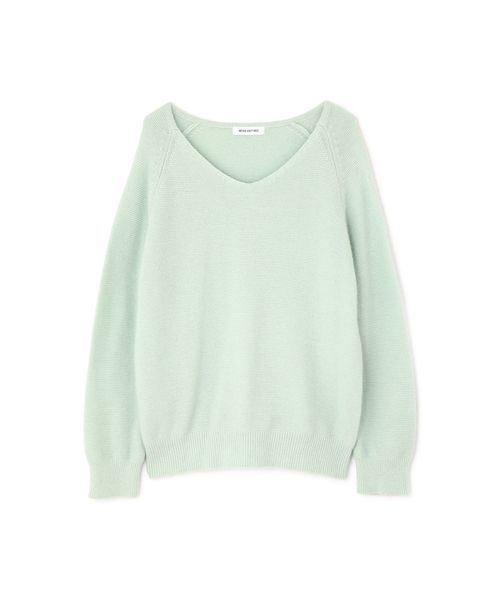 NATURAL BEAUTY BASIC（ナチュラルビューティーベーシック）の「【美人百花 1月号掲載】アンゴラ混ラメガーターニット（ニット/セーター・レディース・グレー/オフホワイト/ライトグリーン/ラベンダー/グリーン系その他4・MEDIUM）」の9枚目の写真