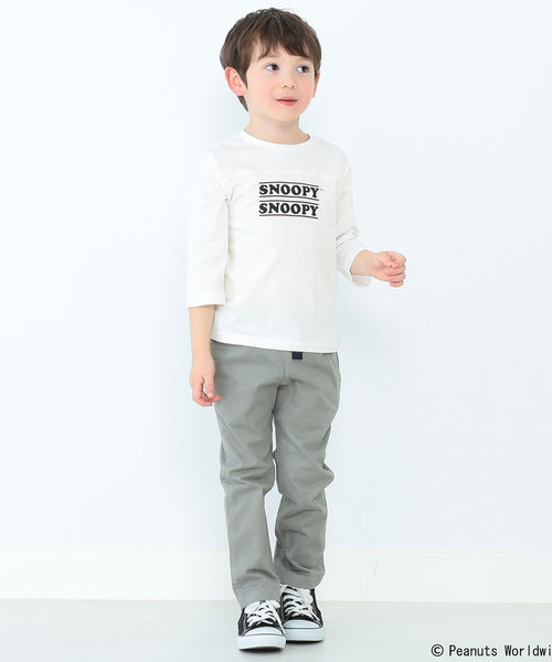 B:MING by BEAMS(ビーミングバイビームス)の「B:MING by BEAMS / Peanuts 7分袖 2段ロゴTシャツ 19SS(Tシャツ/カットソー・キッズ・ホワイト/トップグレー/ピンク系その他・80/90/100/110/120/130/140/150)」の22枚目の写真