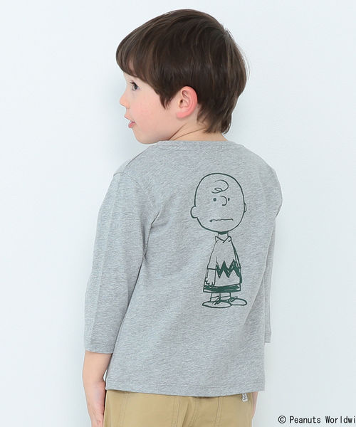 B:MING by BEAMS(ビーミングバイビームス)の「B:MING by BEAMS / Peanuts 7分袖 2段ロゴTシャツ 19SS(Tシャツ/カットソー・キッズ・ホワイト/トップグレー/ピンク系その他・80/90/100/110/120/130/140/150)」の21枚目の写真