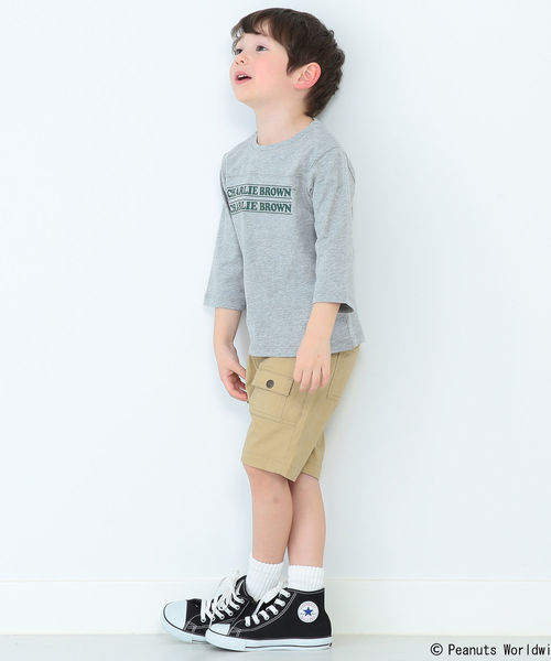 B:MING by BEAMS(ビーミングバイビームス)の「B:MING by BEAMS / Peanuts 7分袖 2段ロゴTシャツ 19SS(Tシャツ/カットソー・キッズ・ホワイト/トップグレー/ピンク系その他・80/90/100/110/120/130/140/150)」の20枚目の写真