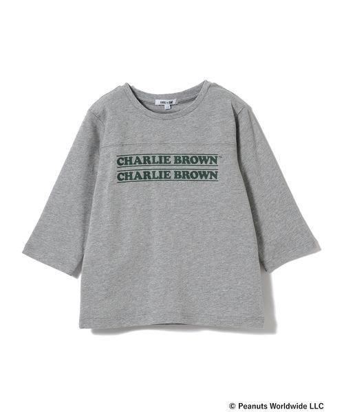 B:MING by BEAMS(ビーミングバイビームス)の「B:MING by BEAMS / Peanuts 7分袖 2段ロゴTシャツ 19SS(Tシャツ/カットソー・キッズ・ホワイト/トップグレー/ピンク系その他・80/90/100/110/120/130/140/150)」の15枚目の写真