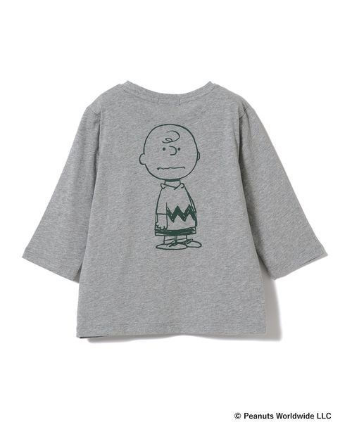 B:MING by BEAMS(ビーミングバイビームス)の「B:MING by BEAMS / Peanuts 7分袖 2段ロゴTシャツ 19SS(Tシャツ/カットソー・キッズ・ホワイト/トップグレー/ピンク系その他・80/90/100/110/120/130/140/150)」の14枚目の写真