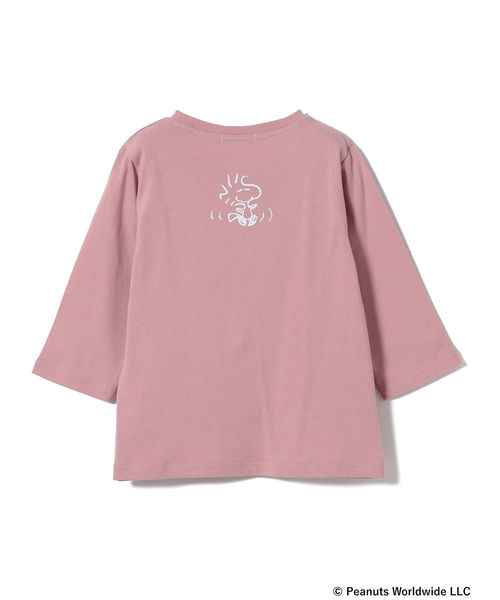 B:MING by BEAMS(ビーミングバイビームス)の「B:MING by BEAMS / Peanuts 7分袖 2段ロゴTシャツ 19SS(Tシャツ/カットソー・キッズ・ホワイト/トップグレー/ピンク系その他・80/90/100/110/120/130/140/150)」の12枚目の写真