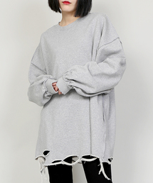 PUNYUS | ダメージスウェット(スウェット)