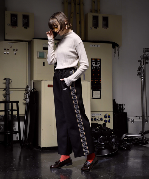 Kappa（カッパ）の「【Kappa/カッパ】 別注サイドテープ ワイドジャージパンツ（その他パンツ・メンズ・ブラック系その他/ブラック系その他2・S/M/L）」の18枚目の写真