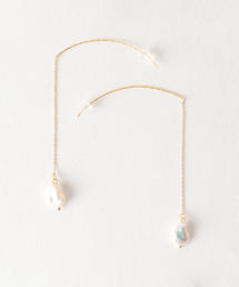 BEAUTY&YOUTH UNITED ARROWS | BY ドロップ淡水パールアメリカンピアス(ピアス（両耳用）)