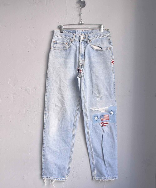 リーバイス　vintage リメイク　デニムパンツ Levi's（リーバイス）の「【ヴィンテージ古着】Levi's/リーバイス