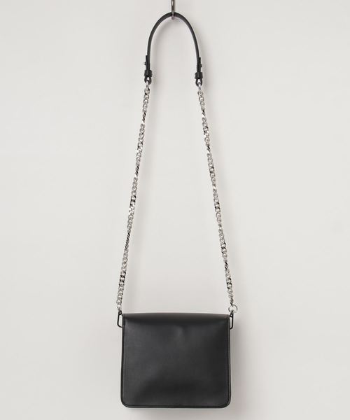ASH（アッシュ）の「【MELISA】BL スクエアチェーンバッグ（ショルダーバッグ・レディース・ブラック・ONE SIZE）」の4枚目の写真