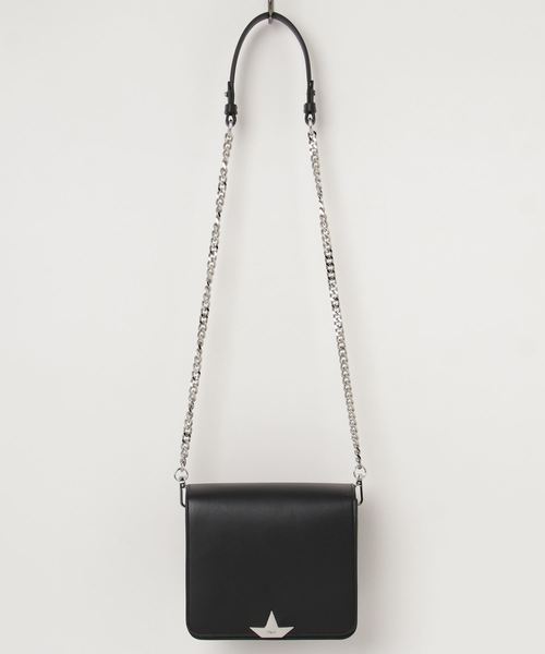 ASH（アッシュ）の「【MELISA】BL スクエアチェーンバッグ（ショルダーバッグ・レディース・ブラック・ONE SIZE）」の5枚目の写真