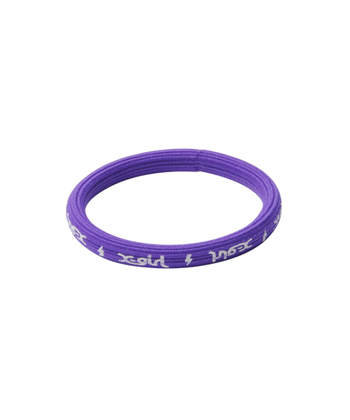 X-girl(エックスガール)の「LIGHTNING HAIR ELASTIC(ヘアゴム・レディース・ブラック/レッド/ピンク/パープル/イエロー/オレンジ/ブルー・ONE SIZE)」の3枚目の写真