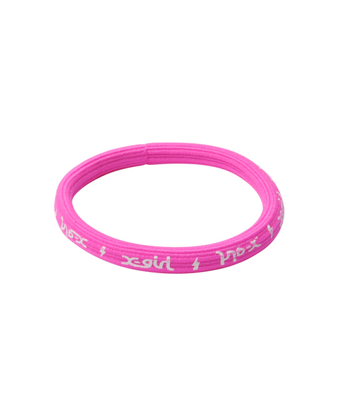 X-girl(エックスガール)の「LIGHTNING HAIR ELASTIC(ヘアゴム・レディース・ブラック/レッド/ピンク/パープル/イエロー/オレンジ/ブルー・ONE SIZE)」の5枚目の写真