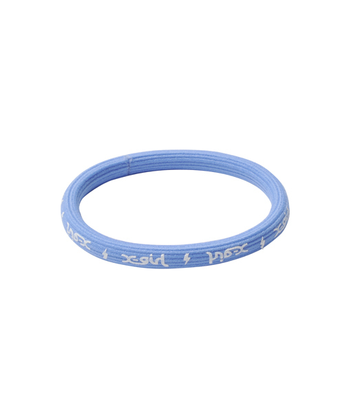 X-girl(エックスガール)の「LIGHTNING HAIR ELASTIC(ヘアゴム・レディース・ブラック/レッド/ピンク/パープル/イエロー/オレンジ/ブルー・ONE SIZE)」の2枚目の写真