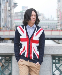 GIORDANO（ジョルダーノ）の「[GIORDANO]ユニオンジャックVネック