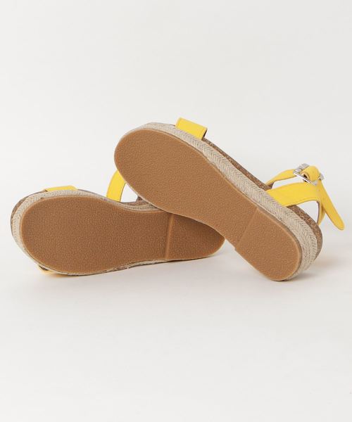 STYLEBLOCK（スタイルブロック）の「ジュートソール厚底ストラップスポーツサンダル（サンダル・レディース・ブラック/オレンジ/レオパード/ベージュ/イエロー・37/36/38/35/41/39/43/42/40）」の7枚目の写真