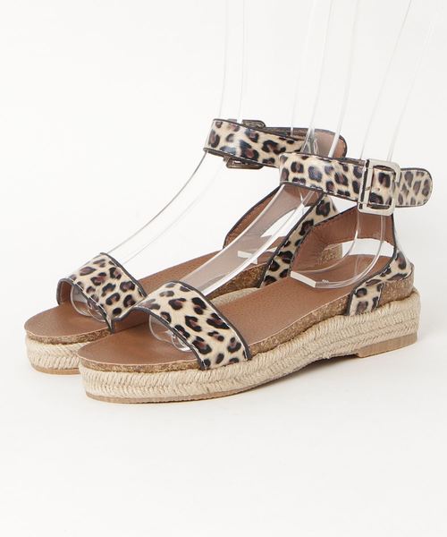 STYLEBLOCK（スタイルブロック）の「ジュートソール厚底ストラップスポーツサンダル（サンダル・レディース・ブラック/オレンジ/レオパード/ベージュ/イエロー・37/36/38/35/41/39/43/42/40）」の8枚目の写真