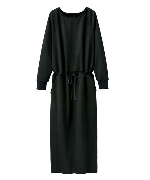 GeeRA(ジーラ)の「裏毛ラグランワンピース(ワンピース・レディース・モカ/杢グレー/ブラック・X-LARGE/SMALL/MEDIUM/LARGE)」の8枚目の写真