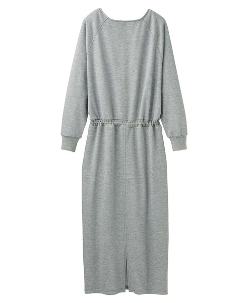 GeeRA(ジーラ)の「裏毛ラグランワンピース(ワンピース・レディース・モカ/杢グレー/ブラック・X-LARGE/SMALL/MEDIUM/LARGE)」の5枚目の写真