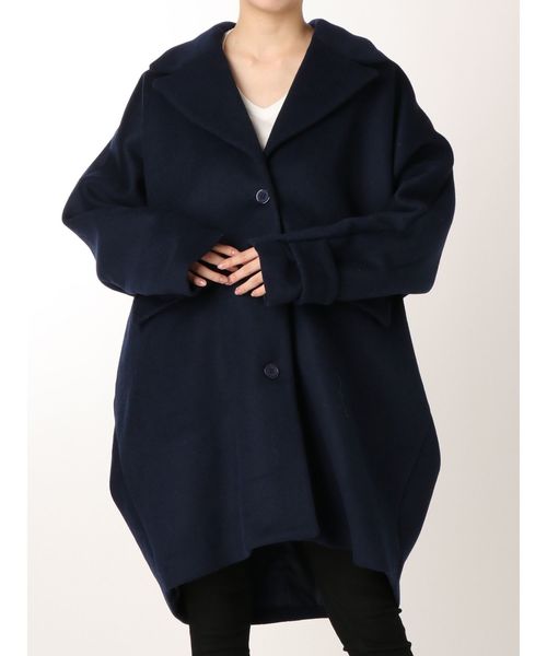 EMODA(エモダ)の「バルキーワイドコクーンコート(その他アウター・レディース・ブラック/ネイビー/キャメル・FREE)」の21枚目の写真