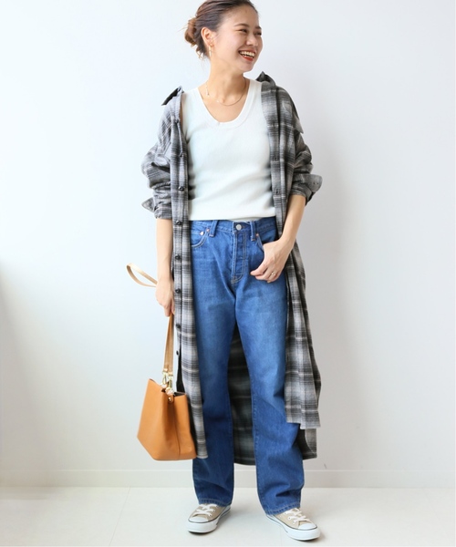 極美品 PENDLETON シャツワンピース 長袖 ロング レディース PENDLETON（ペンドルトン）の「CPOロングシャツ ワンピース