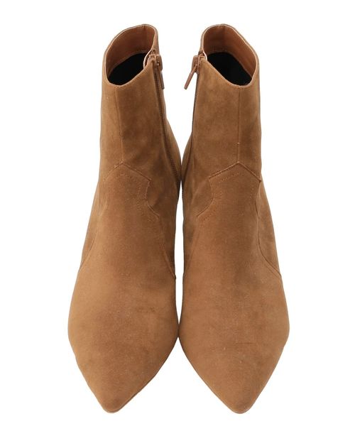 Ungrid（アングリッド）の「フェイクスウェードショートブーツ（ブーツ・レディース・ブラウン/ヘザーグレー・S/M/L）」の4枚目の写真