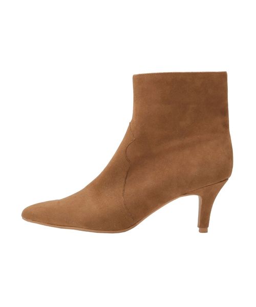 Ungrid（アングリッド）の「フェイクスウェードショートブーツ（ブーツ・レディース・ブラウン/ヘザーグレー・S/M/L）」の5枚目の写真