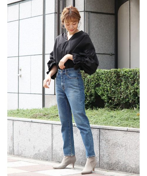 Ungrid（アングリッド）の「フェイクスウェードショートブーツ（ブーツ・レディース・ブラウン/ヘザーグレー・S/M/L）」の9枚目の写真