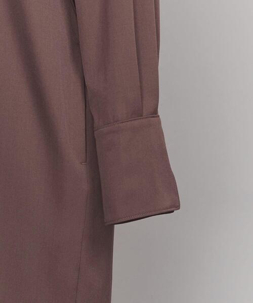 BEAUTY&YOUTH UNITED ARROWS(ビューティーアンドユースユナイテッドアローズ)の「<LOEFF>ギャバダブルブレストドレスо(ワンピース・レディース・ダークブラウン/ネイビー・0/1)」の6枚目の写真