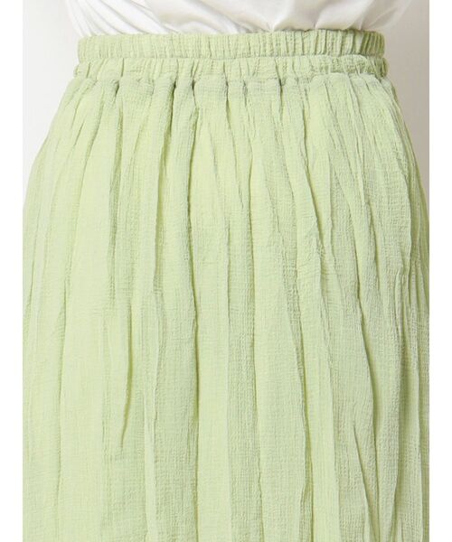 dazzlin（ダズリン）の「イレギュラーラインクリンクルスカート（スカート・レディース・オフホワイト/アイボリー/ミント/ブラウン/その他1・FREE）」の15枚目の写真