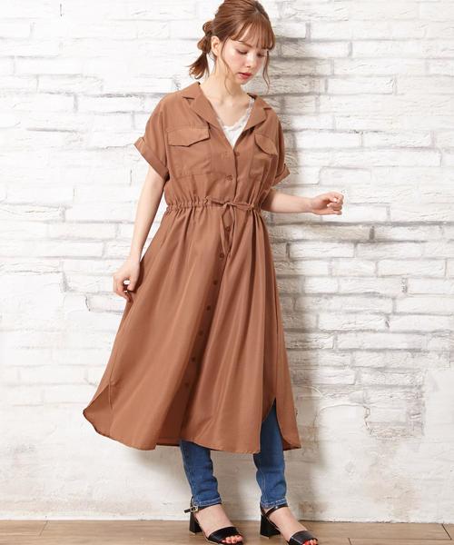 セール ブランド古着 シャツワンピース シャツワンピース Ingni イング のファッション通販 Zozoused