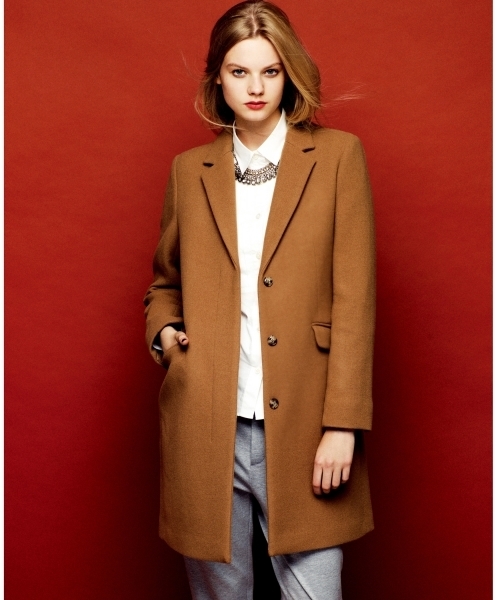 green label relaxing（グリーンレーベルリラクシング）の「◆GT DBL/CL W/N/CAチェスターコート（チェスターコート・レディース・ベージュ/ネイビー/その他・42/36/44/34/38/40）」の2枚目の写真