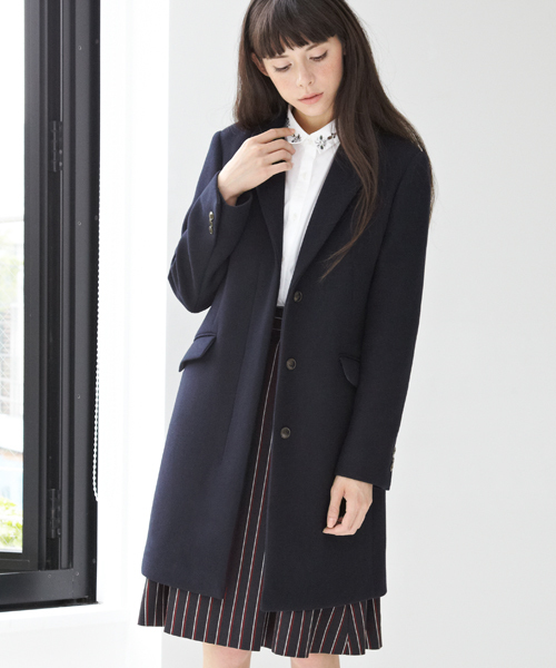 green label relaxing（グリーンレーベルリラクシング）の「◆GT DBL/CL W/N/CAチェスターコート（チェスターコート・レディース・ベージュ/ネイビー/その他・42/36/44/34/38/40）」の11枚目の写真